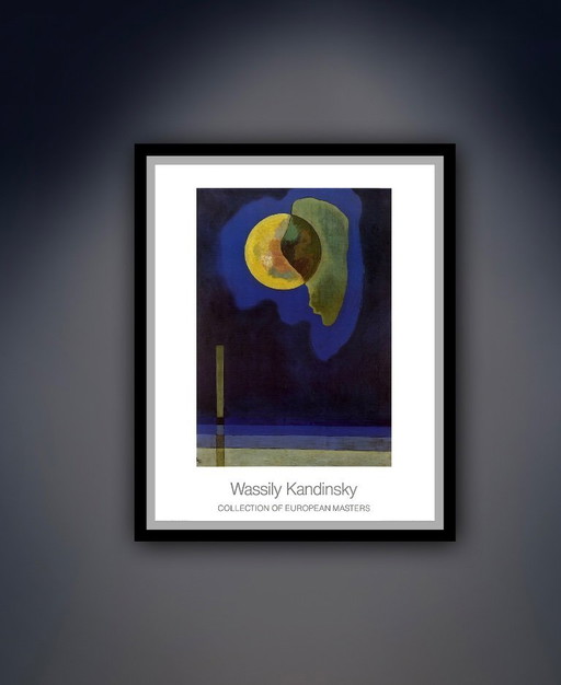 Wassily Kandinsky : "Cercle jaune, 1910". Signé dans la plaque.
