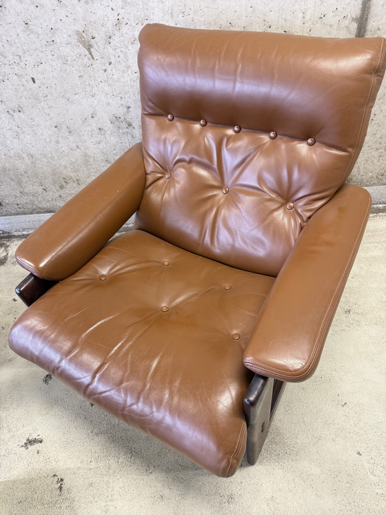 Image 1 of Set/2 Sillones Coja Culemborg Coñac Años 70