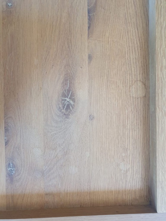 Image 1 of Scrivania/tavolino Ethnicraft con struttura in rovere naturale.
