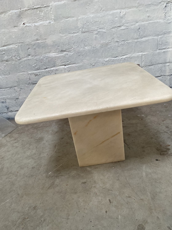 Image 1 of Travertine Table Hoog