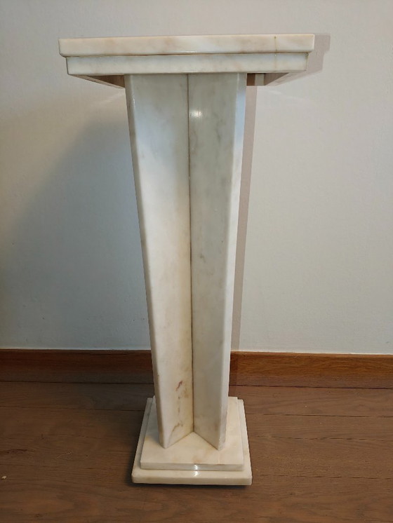 Image 1 of Marble column / pedestal - Art Deco - ca. 1930-1950