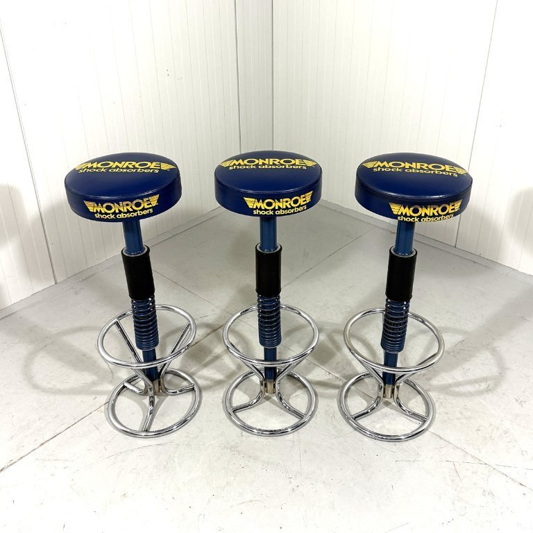 3 X Monroe shock absorber bar stools 1980-90’s | €690 | Whoppah