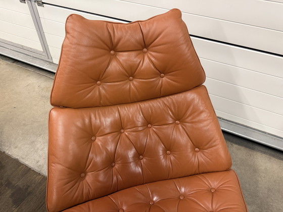 Image 1 of Artifort F588 G. Harcourt in Cognac leather, with 4-star base (rarer!)