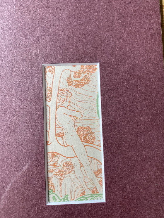 Image 1 of Litografía original de Fidus 1898 Art Nouveau