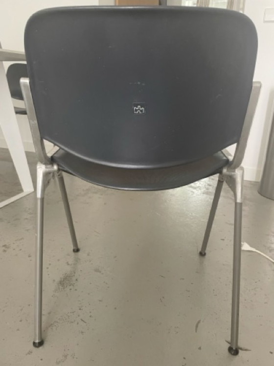 Image 1 of Chaise de salle à manger Castelli 106 - gris/argent