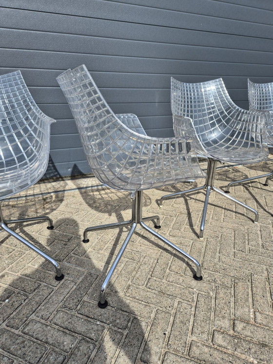 6 belle sedie di design Driade Meridiana – Sedie da pranzo, Plastica, Cromo (photo 6 of 9)