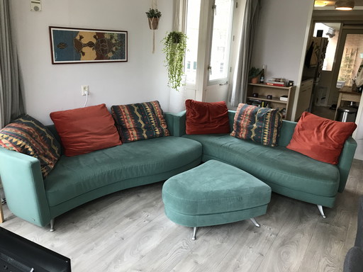 Rolf Benz corner sofa wool