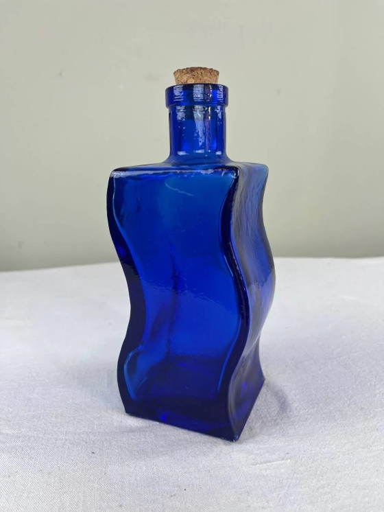 Kobaltblaue Flasche – Gläser & Karaffe, Crystal, Glass (photo 6 of 7)