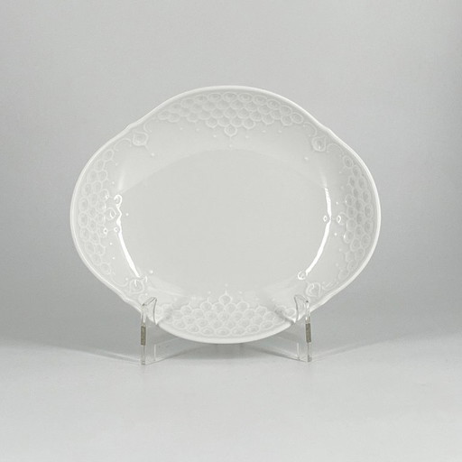 Elegante Meissen Porzellan Schale – Design Ludwig Zepner – Weißware in OVP