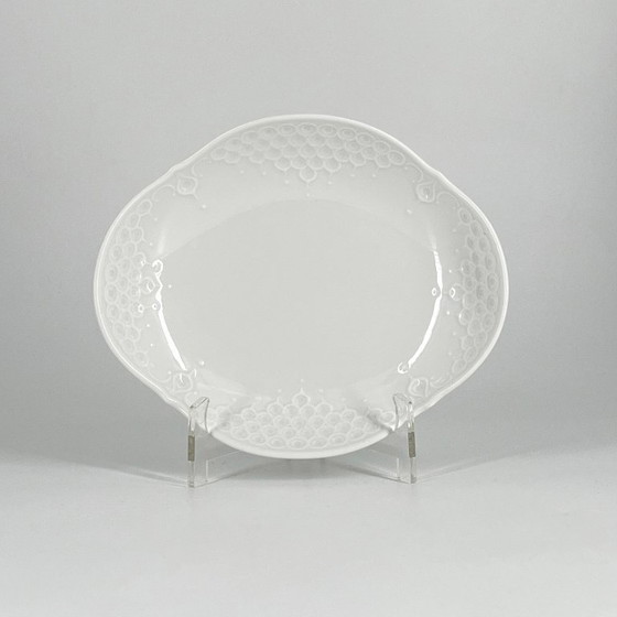 Image 1 of Elegante Meissen Porzellan Schale – Design Ludwig Zepner – Weißware in OVP