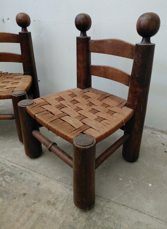 Image 1 of Pair of chairs, Charles Dubouyt