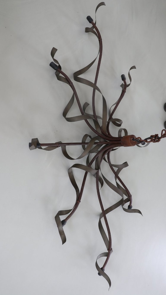 Jacco Maris - Ruban Plie Lamp, 8-Arm Chandelier – Bronze (photo 4 of 5)
