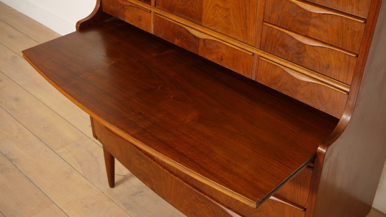 Image 1 of Vintage secretaire | Deens | Walnoot