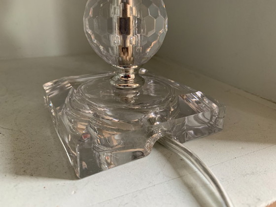 Image 1 of Bellissimo set di lampade da tavolo vintage a forma di globo impilate/vetro acrilico