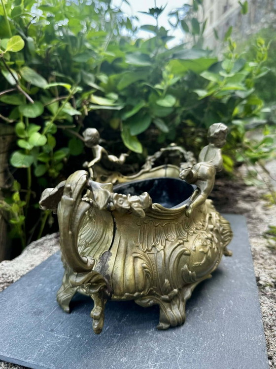 Macetas grandes para jardín de rocas, ángel Art Nouveau – Metal, Rococo (photo 17 of 18)