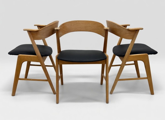 Image 1 of Kai Kristiansen Modell 32 Esszimmerstühle, Korup Møbelfabrik.