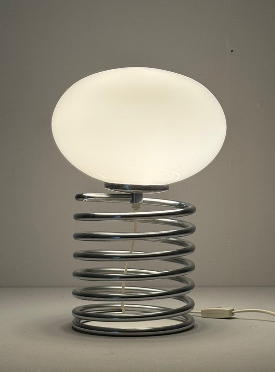 Image 1 of INGO MAURER. per Honsel, lampada da tavolo a spirale, Germania, anni '70
