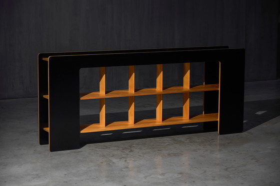 Image 1 of Libreria postmoderna di Roberto Pamio e Renato Toso per Stilwood, Italia, anni '70