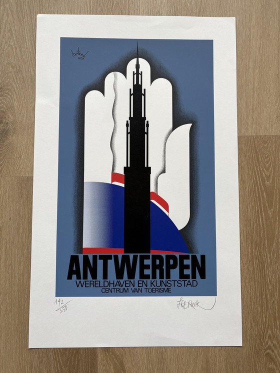 Image 1 of Affiche Anvers - Lucien de Roeck - années 30