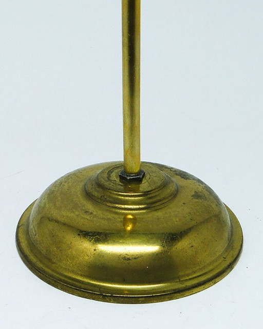Pendelleuchte aus Glas und Messing im Stil der Mitte des 20. Jahrhunderts, 1950er Jahre – hanglampen, Brass (photo 2 of 8)