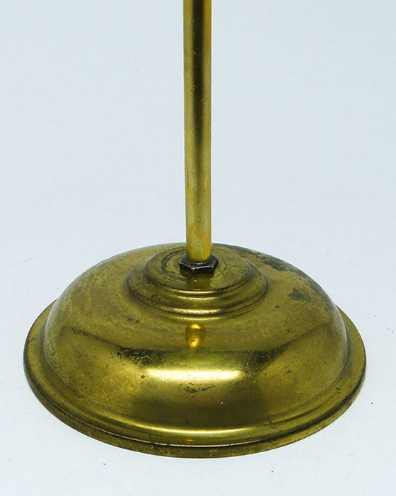 Pendelleuchte aus Glas und Messing im Stil der Mitte des 20. Jahrhunderts, 1950er Jahre – Pendelleuchten (photo 2 of 8)