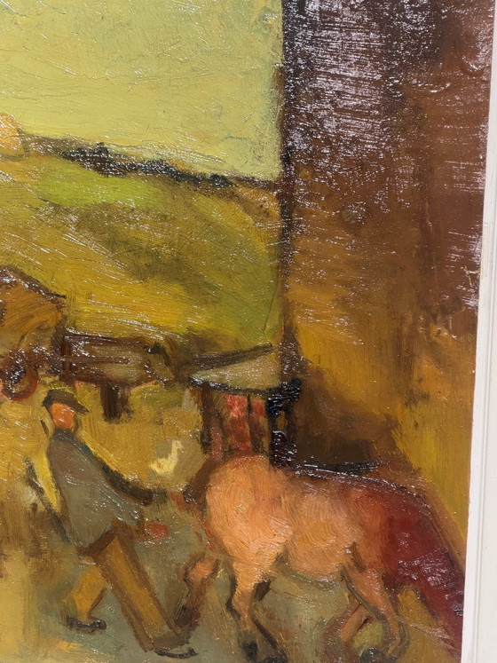 Piet Gilles - Louvain - Harvest Landscape – Paintings & Drawings (photo 6 of 6)