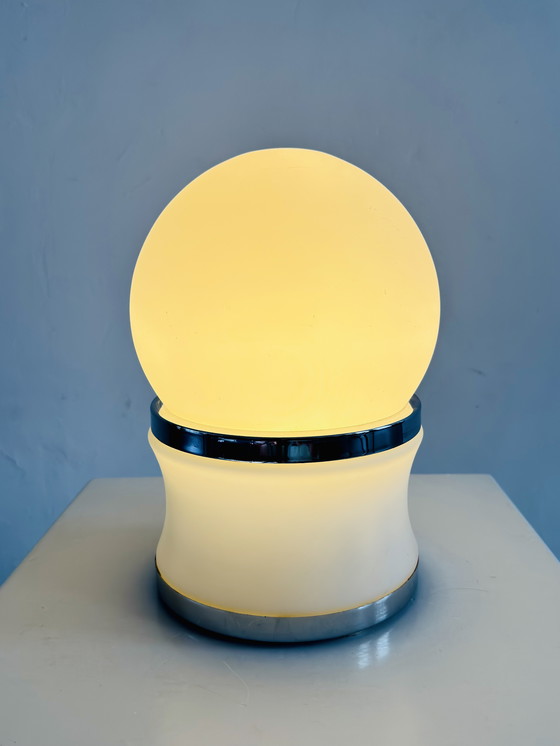 Image 1 of LAMPE DE TABLE EN FORME DE DÔME PAR GOFFREDO REGGIANI POUR REGGIANI LIGHTING, ITALIE, années 1960