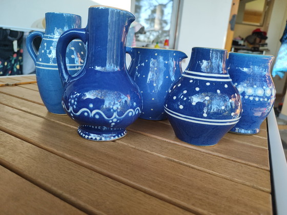 Image 1 of Set "Small Dots" Rustic German Landhaus DDR Retro