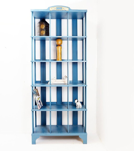 Strafor painted metal shelf, 20th century