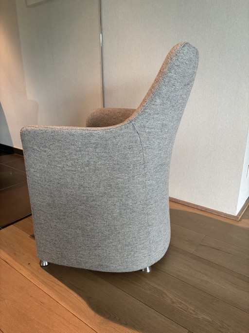 Leolux Sessel hellgrau