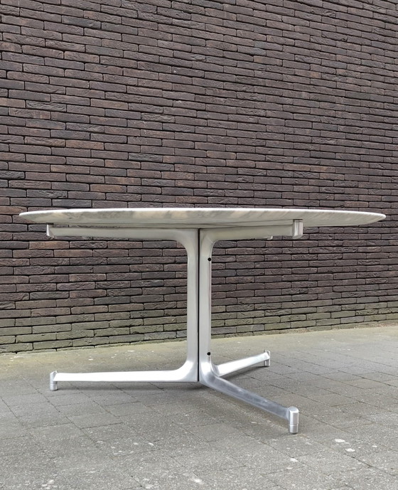 Image 1 of Preben Fabricius and Jorgen Kastholm round dining table, for Kill International