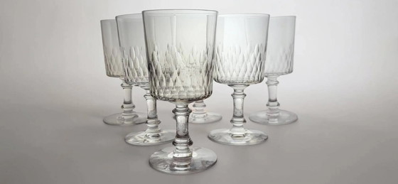 Baccarat — 6 bicchieri da acqua Modello Richelieu Champigny – Bicchieri e caraffe, Cristallo, Vetro (photo 9 of 9)
