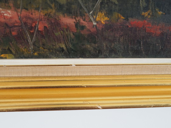 Image 1 of Peinture "The Deep in the forest", design scandinave, années 1970