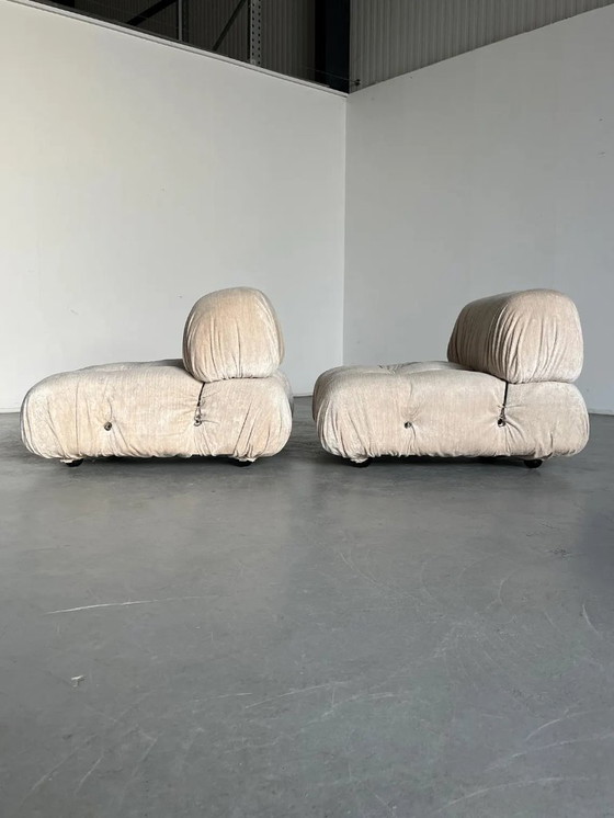 Image 1 of Icónico juego de asientos Camaleonda de Mario Bellini para C&B Italia con complementos Gli Scacchi