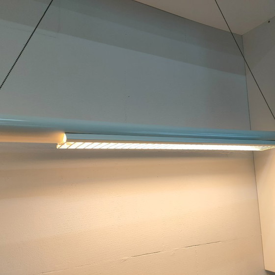 Image 1 of Vintage 1970s fluorescent 'Pop art style' tube ceiling light