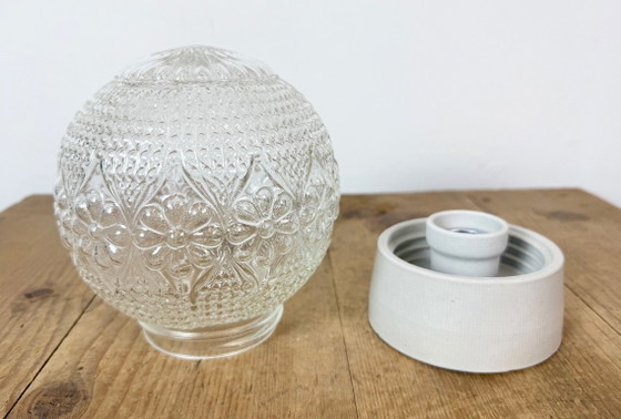 Plafonnier vintage en porcelaine blanche, années 1970 – Glass, Ceramic (photo 6 of 13)