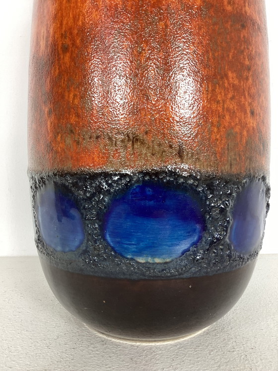 Image 1 of Vintage large West Germany fat lava vase, seventies