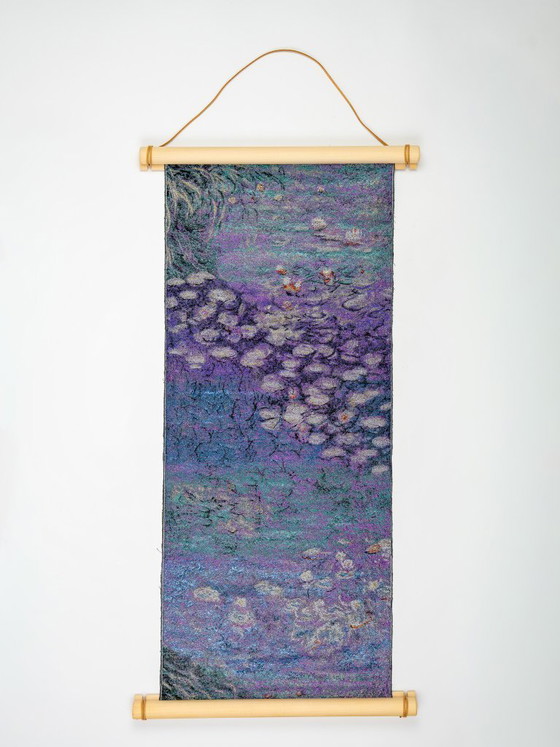 Image 1 of The "Giverny Dream" Scroll | Impressionist Silk Tapestry