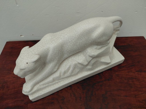 Pantera de cerámica, Art Déco