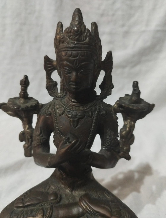 Image 1 of Divinité bouddhiste himalayenne en geste mudra