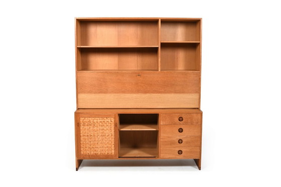 Image 1 of Meuble Hans J. Wegner avec bureau intégré, années 1960