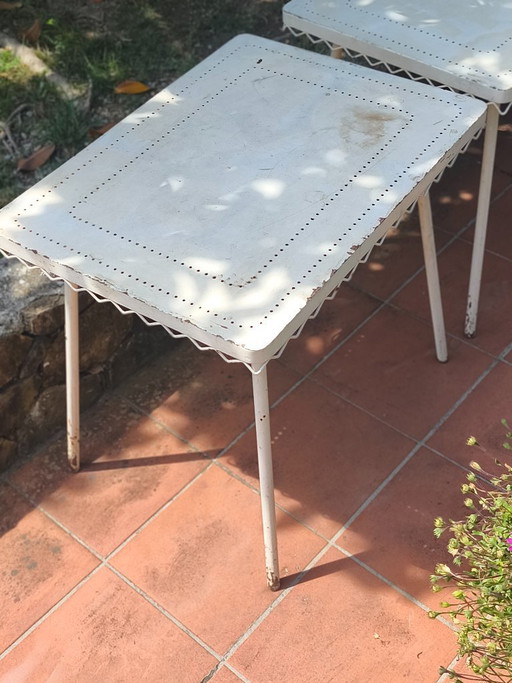 Ijzeren tafel in de stijl van Gio Ponti, Casa e Giardino 50'