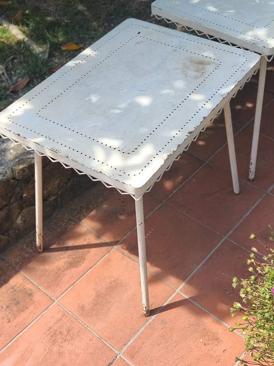 Image 1 of Ijzeren tafel in de stijl van Gio Ponti, Casa e Giardino 50'