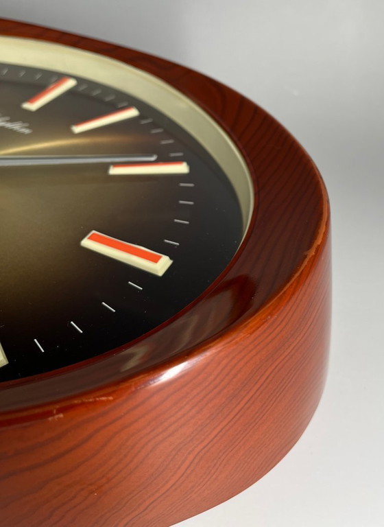 Image 1 of Orologio da parete Rhythm Japan – Design Mid-Century/Space-Age – Quarzo silenzioso – Vintage