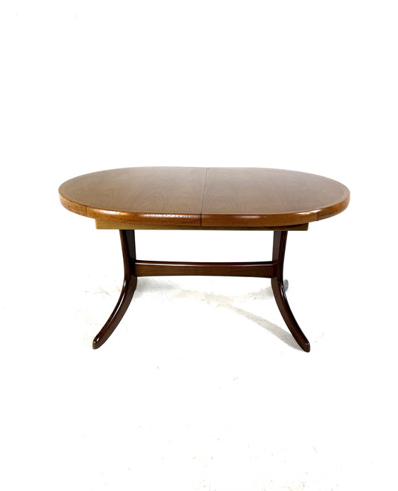 Image 1 of Tavolo da pranzo allungabile vintage danese in teak anni '60