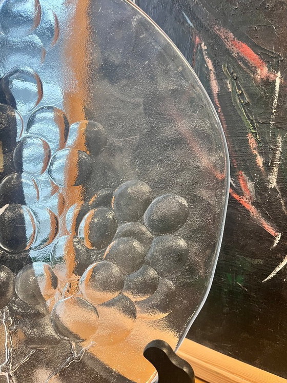 Image 1 of Grande piatto di vetro di Ann Wärff per Kosta Boda