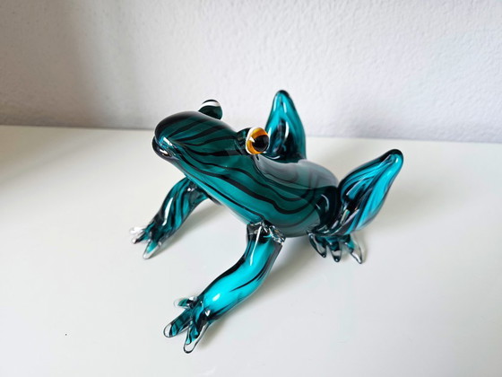 Image 1 of Stilisierter Frosch – Glas