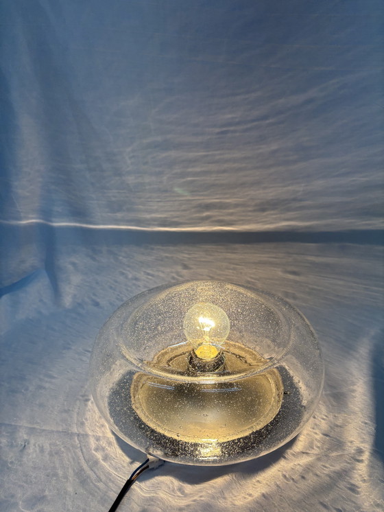 Image 1 of Applique ou plafonnier vintage en verre bulle Doria Leuchten '60