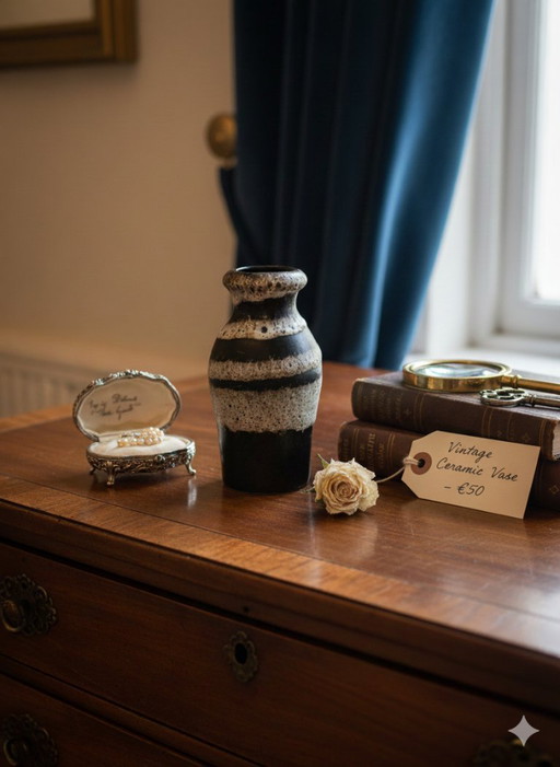 Vintage Scheurich Keramik Vase | 523-18