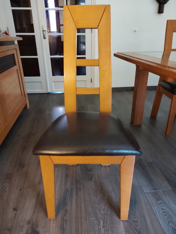 Image 1 of Dining table with 6 chairs.